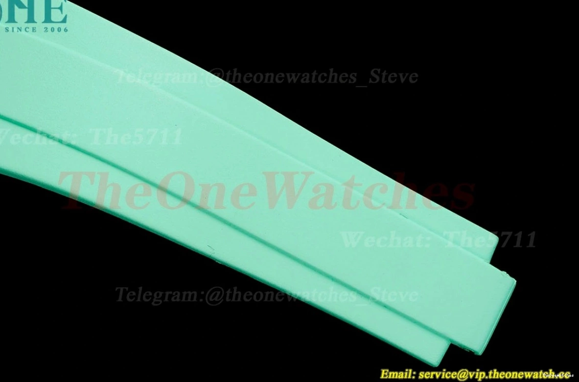 N6F Skeleton DLC Rubber 40mm Green RU DD4130 Dial Blaken On Daytona 0328